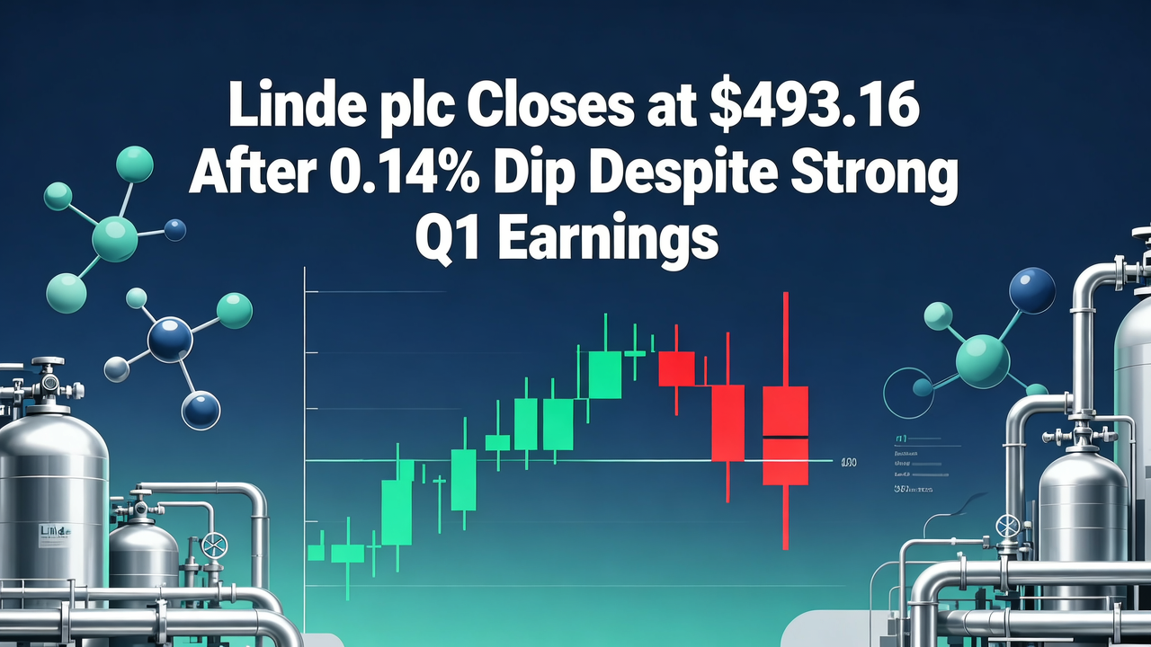 Linde plc Closes at $493.16 After 0.14% Dip Despite Strong Q1 Earnings