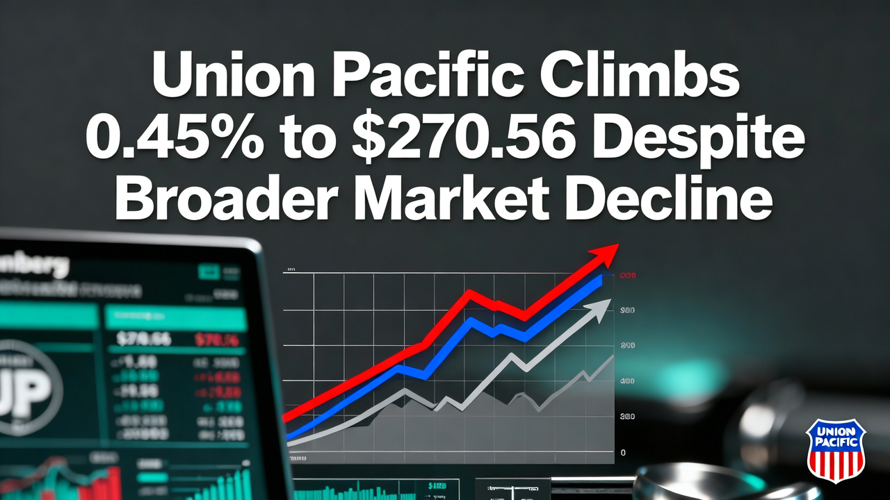 Union Pacific Climbs 0.45% to $270.56 Despite Broader Market Decline