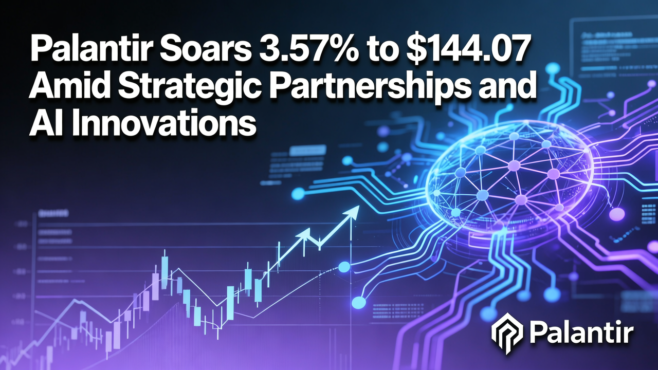 Palantir Soars 3.57% to $144.07 Amid Strategic Partnerships and AI Innovations