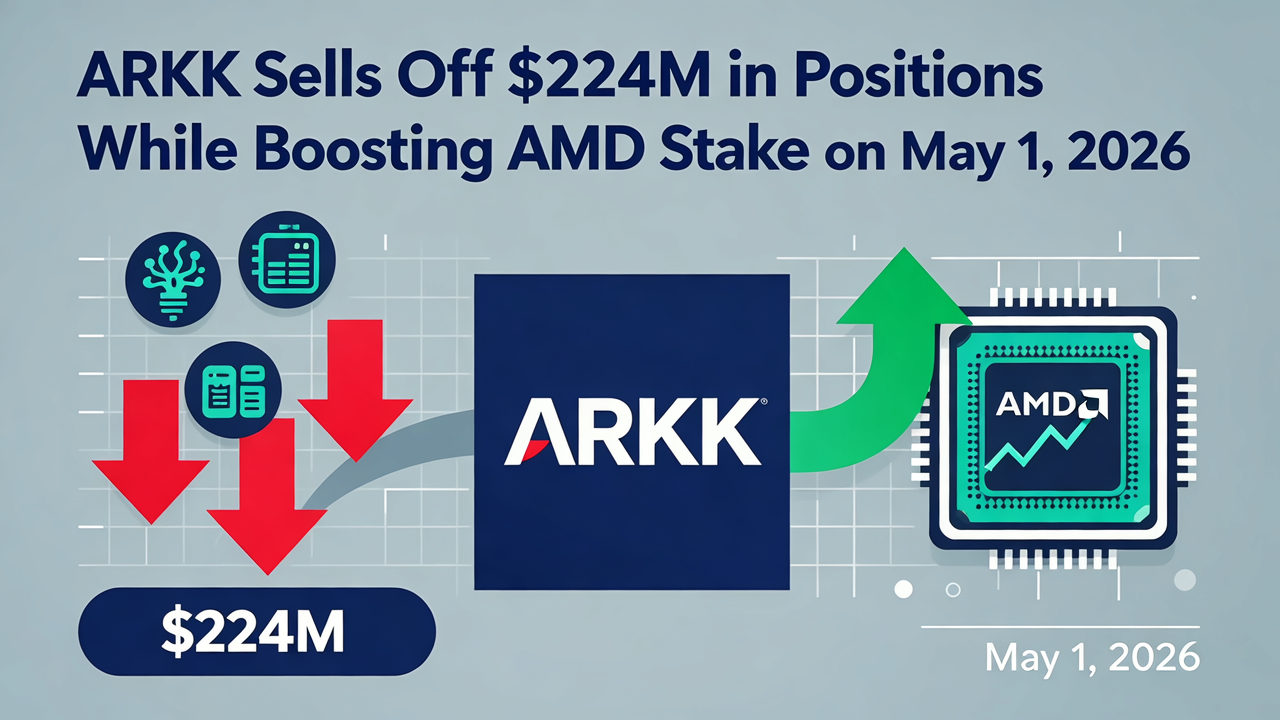 ARKK Sells Off $224M in Positions While Boosting AMD Stake on May 1, 2026