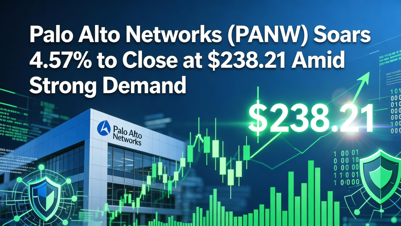 Palo Alto Networks (PANW) Soars 4.57% to Close at $238.21 Amid Strong Demand