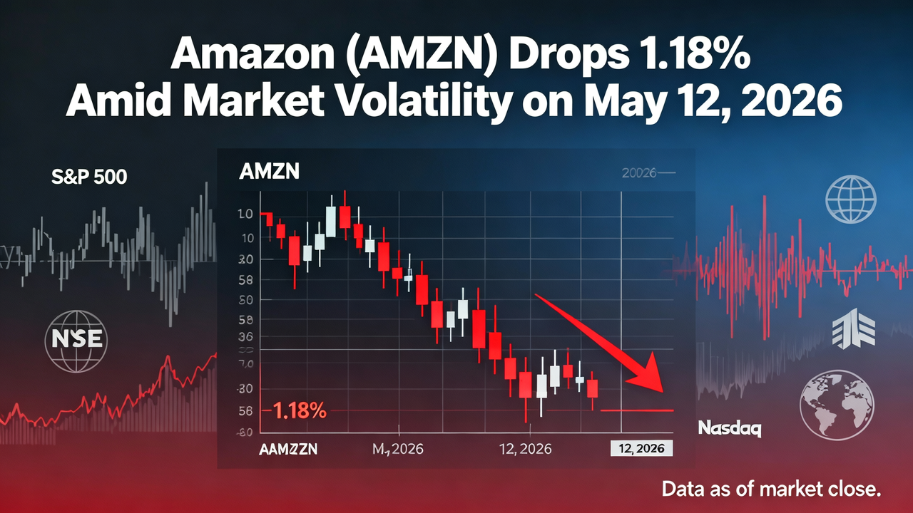 Amazon (AMZN) Drops 1.18% Amid Market Volatility on May 12, 2026