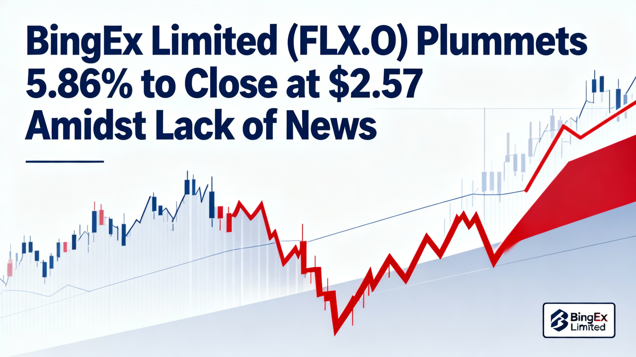 BingEx Limited (FLX.O) Plummets 5.86% to Close at $2.57 Amidst Lack of News