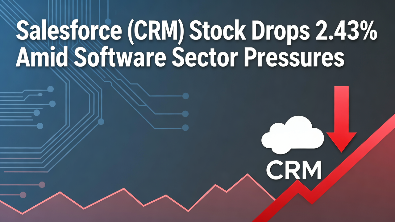 Salesforce (CRM) Stock Drops 2.43% Amid Software Sector Pressures