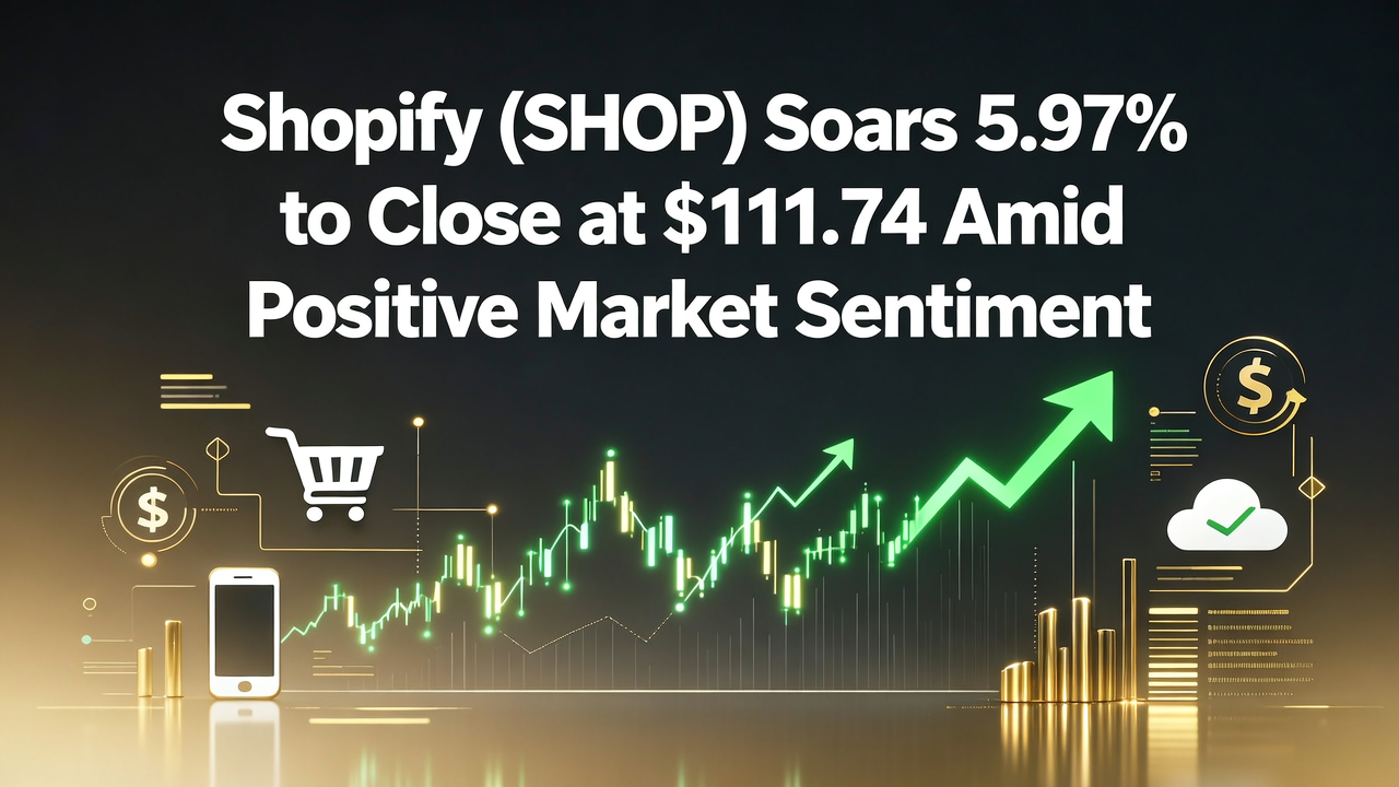 Shopify (SHOP) Soars 5.97% to Close at $111.74 Amid Positive Market Sentiment