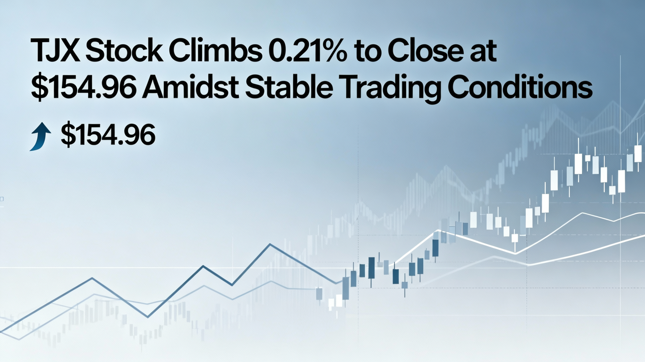 TJX Stock Climbs 0.21% to Close at $154.96 Amidst Stable Trading Conditions