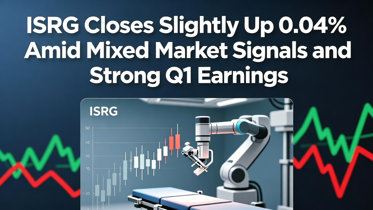 ISRG Closes Slightly Up 0.04% Amid Mixed Market Signals and Strong Q1 Earnings