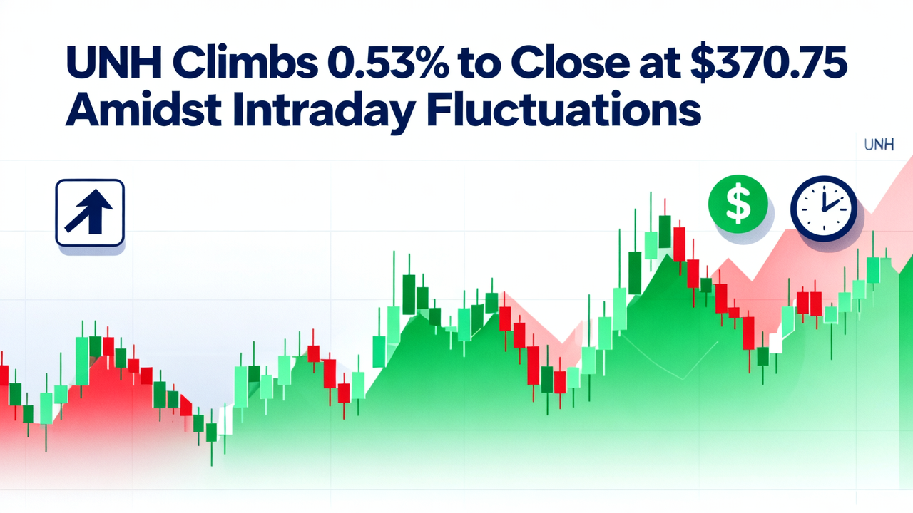 UNH Climbs 0.53% to Close at $370.75 Amidst Intraday Fluctuations