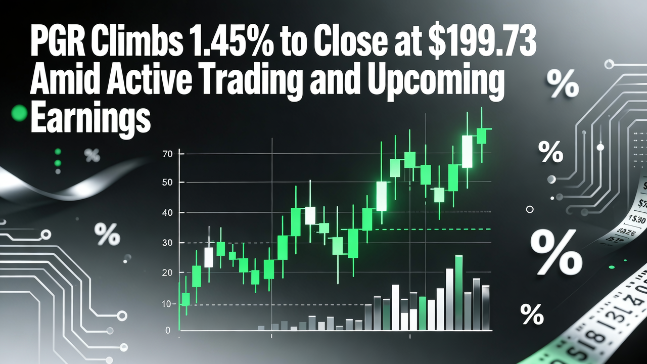 PGR Climbs 1.45% to Close at $199.73 Amid Active Trading and Upcoming Earnings