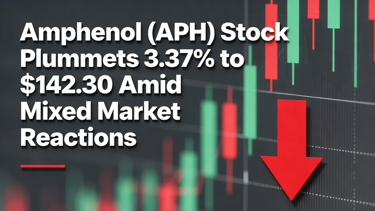 Amphenol (APH) Stock Plummets 3.37% to $142.30 Amid Mixed Market Reactions