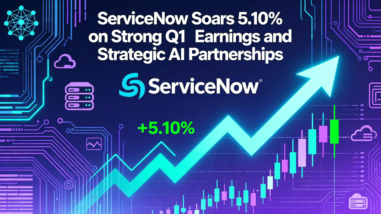 ServiceNow Soars 5.10% on Strong Q1 Earnings and Strategic AI Partnerships