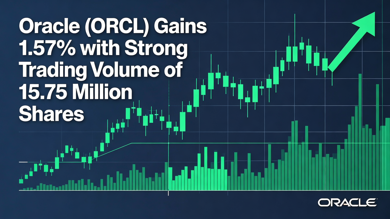 Oracle (ORCL) Gains 1.57% with Strong Trading Volume of 15.75 Million Shares