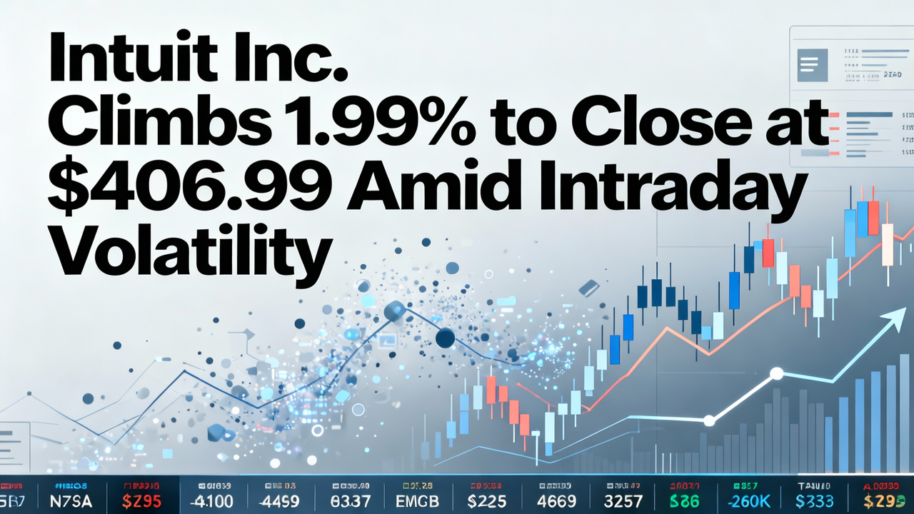 Intuit Inc. Climbs 1.99% to Close at $406.99 Amid Intraday Volatility