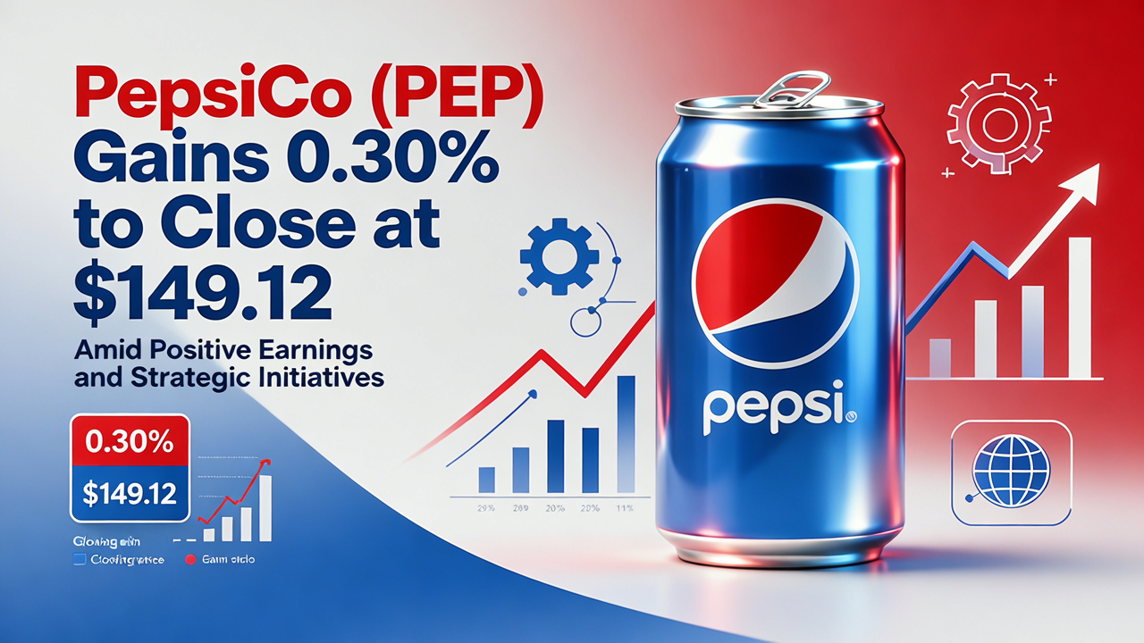 PepsiCo (PEP) Gains 0.30% to Close at $149.12 Amid Positive Earnings and Strategic Initiatives