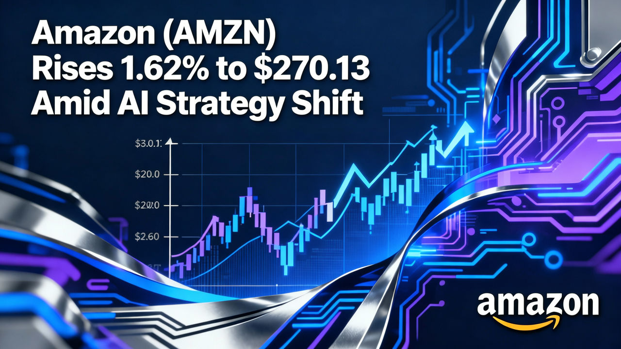 Amazon (AMZN) Rises 1.62% to $270.13 Amid AI Strategy Shift