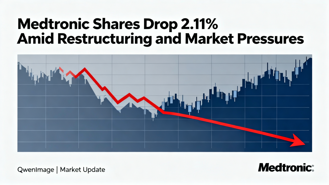 Medtronic Shares Drop 2.11% Amid Restructuring and Market Pressures