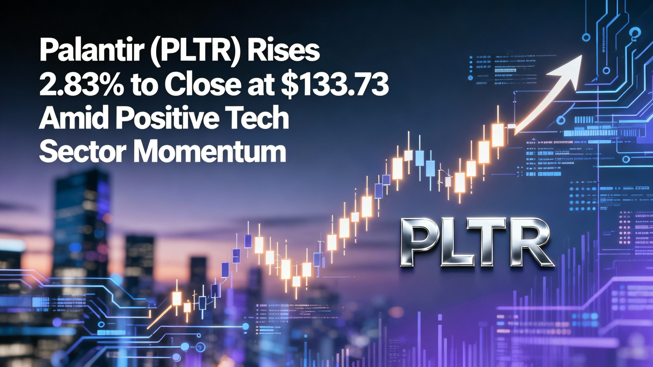 Palantir (PLTR) Rises 2.83% to Close at $133.73 Amid Positive Tech Sector Momentum