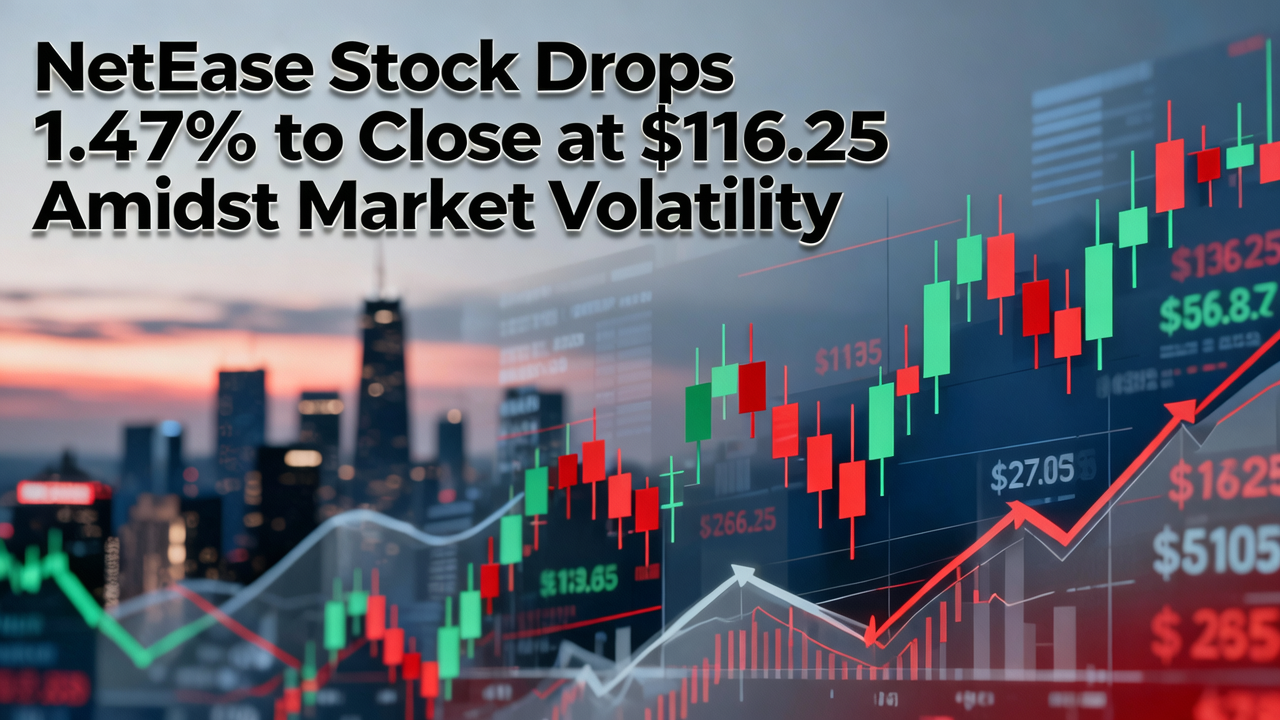 NetEase Stock Drops 1.47% to Close at $116.25 Amidst Market Volatility