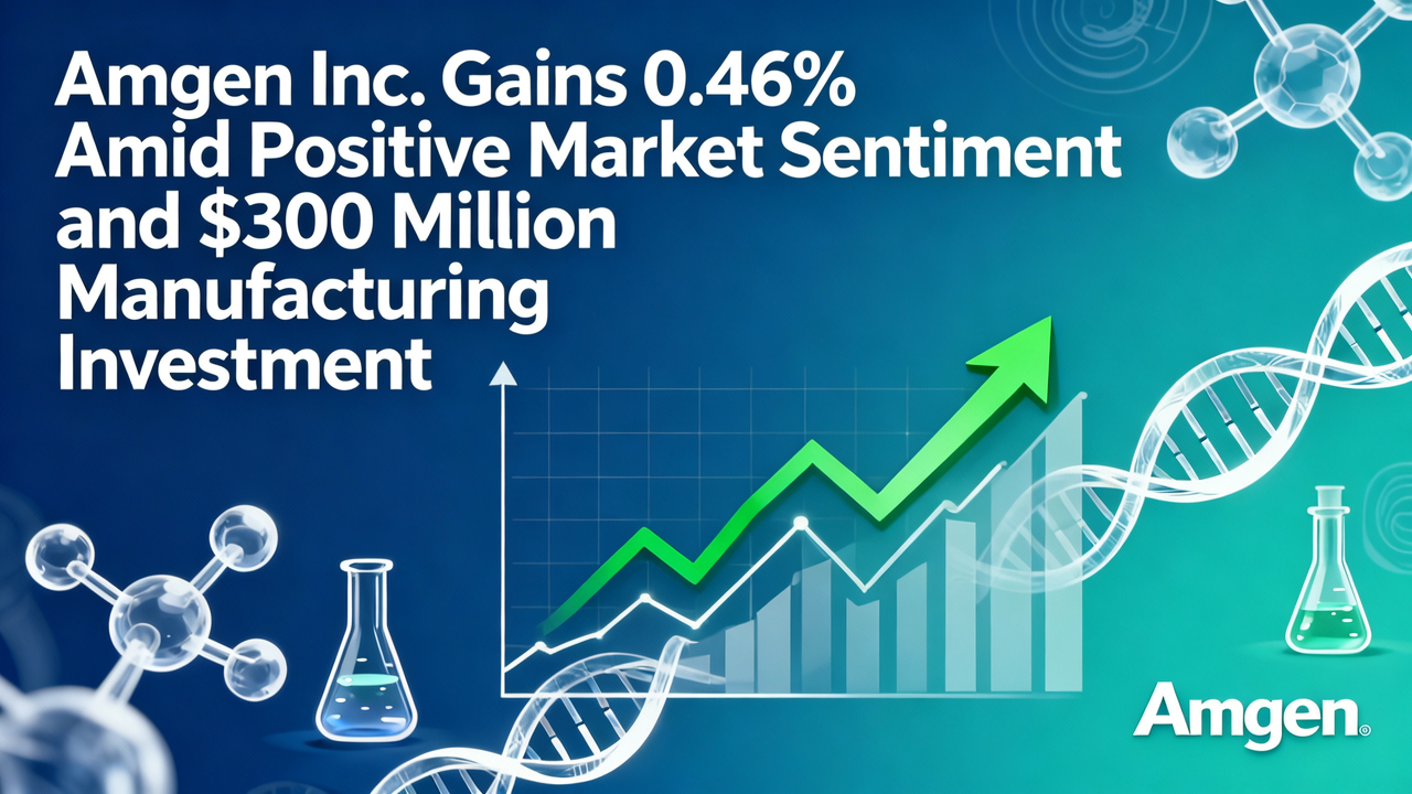 Amgen Inc. Gains 0.46% Amid Positive Market Sentiment and $300 Million Manufacturing Investment