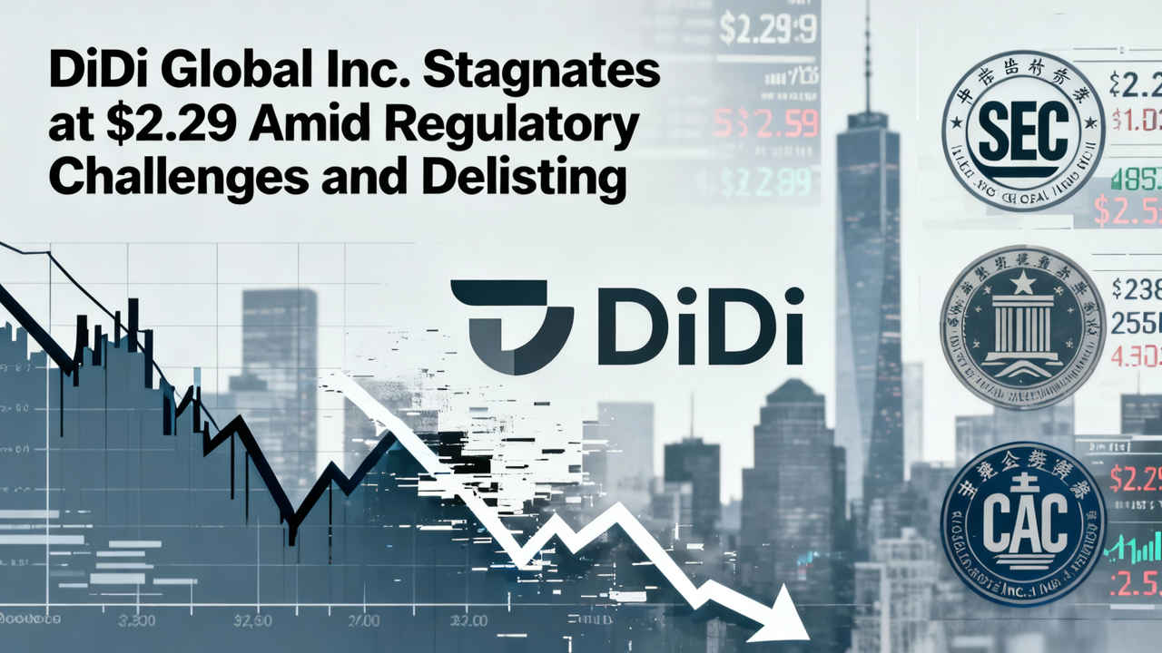 DiDi Global Inc. Stagnates at $2.29 Amid Regulatory Challenges and Delisting