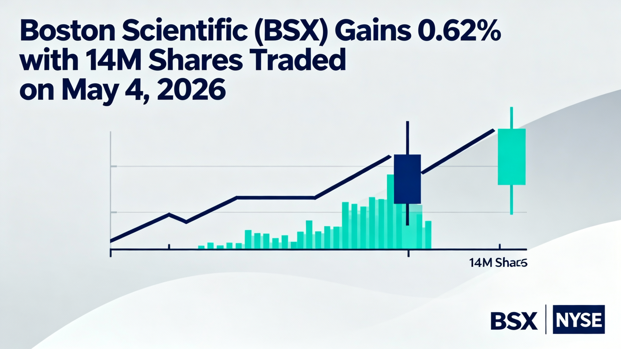Boston Scientific (BSX) Gains 0.62% with 14M Shares Traded on May 4, 2026