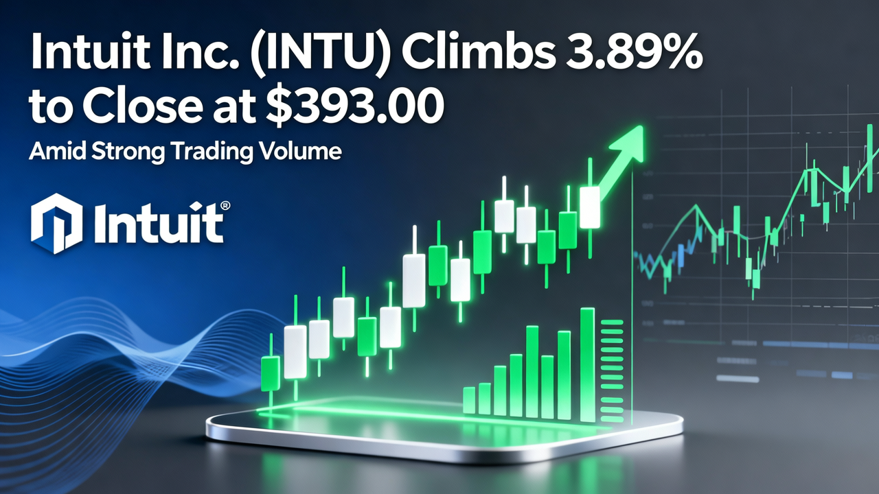 Intuit Inc. (INTU) Climbs 3.89% to Close at $393.00 Amid Strong Trading Volume