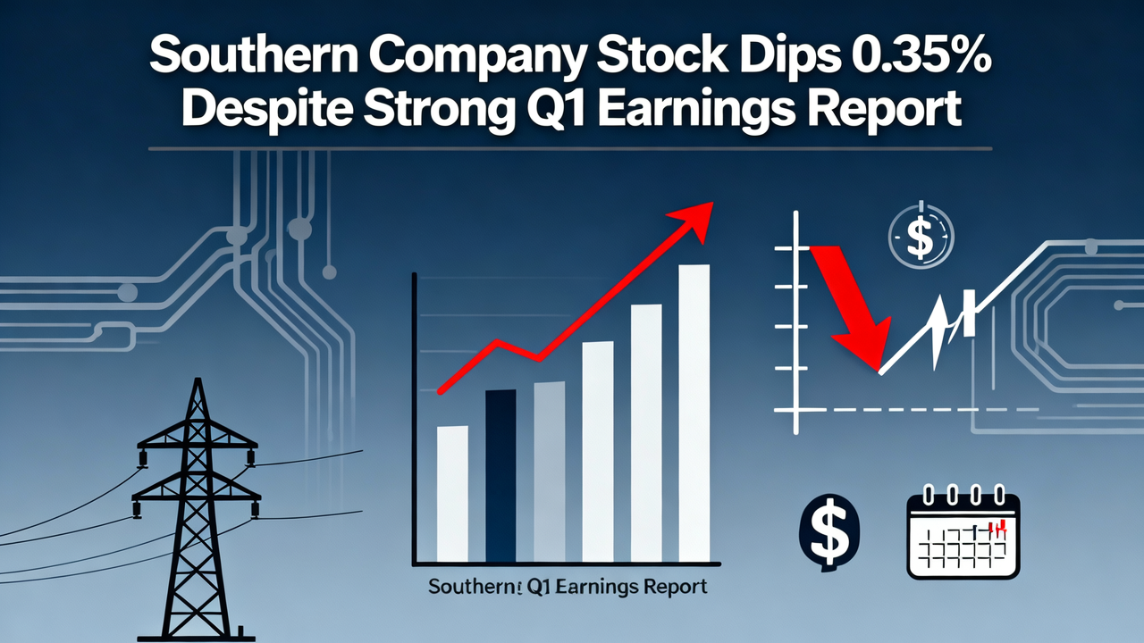 Southern Company Stock Dips 0.35% Despite Strong Q1 Earnings Report