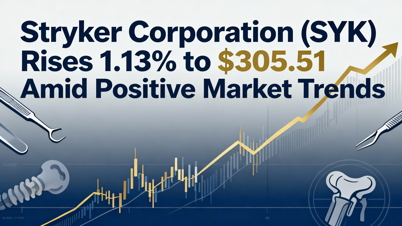 Stryker Corporation (SYK) Rises 1.13% to $305.51 Amid Positive Market Trends