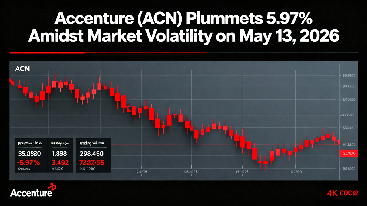 Accenture (ACN) Plummets 5.97% Amidst Market Volatility on May 13, 2026