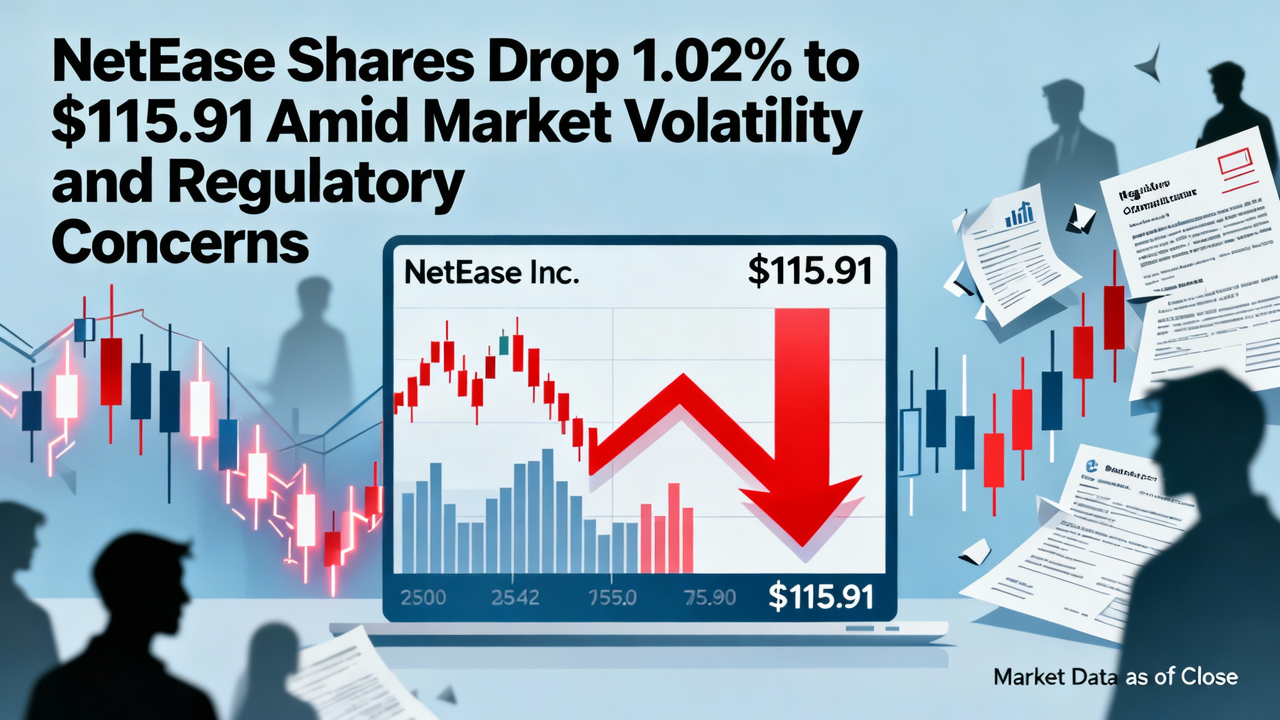 NetEase Shares Drop 1.02% to $115.91 Amid Market Volatility and Regulatory Concerns
