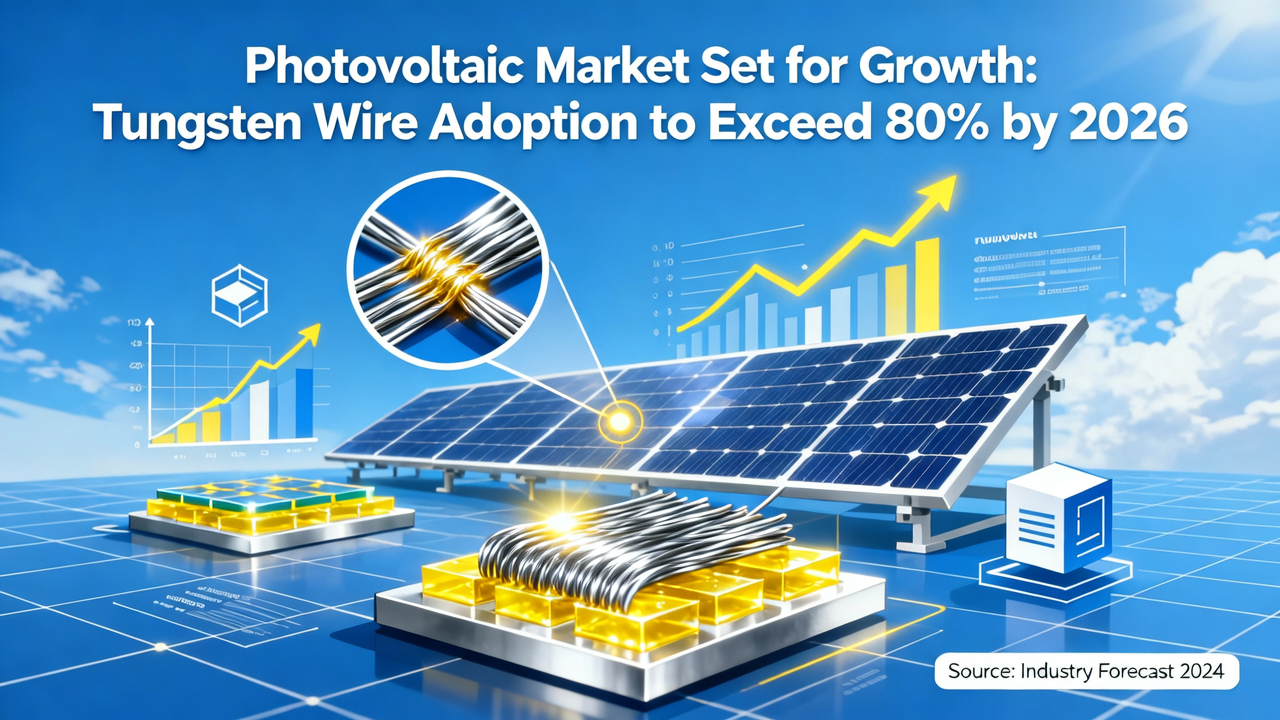 Photovoltaic Market Set for Growth: Tungsten Wire Adoption to Exceed 80% by 2026
