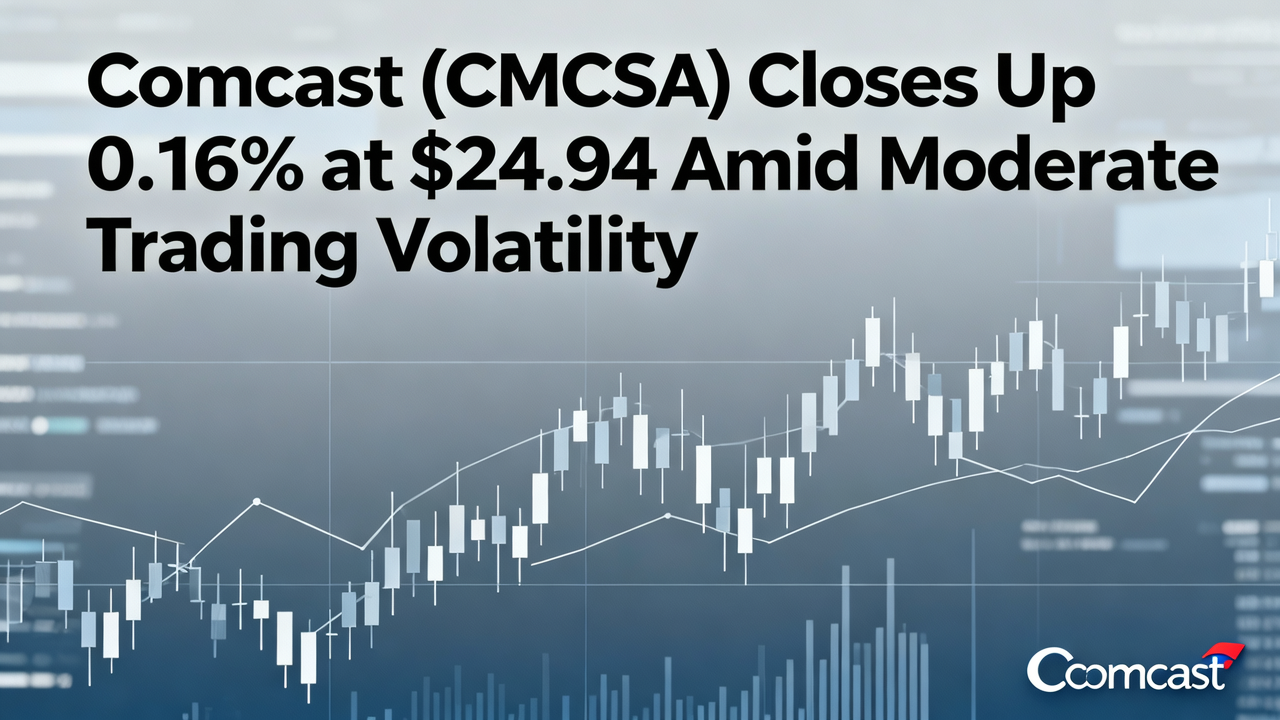 Comcast (CMCSA) Closes Up 0.16% at $24.94 Amid Moderate Trading Volatility