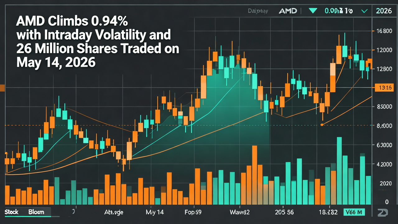 AMD Climbs 0.94% with Intraday Volatility and 26 Million Shares Traded on May 14, 2026