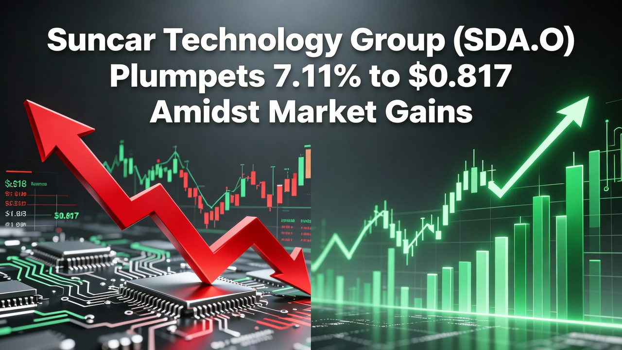 Suncar Technology Group (SDA.O) Plummets 7.11% to $0.817 Amidst Market Gains