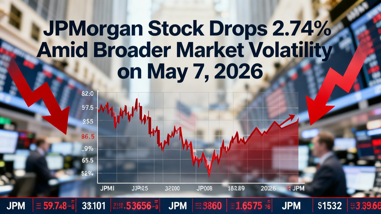 JPMorgan Stock Drops 2.74% Amid Broader Market Volatility on May 7, 2026