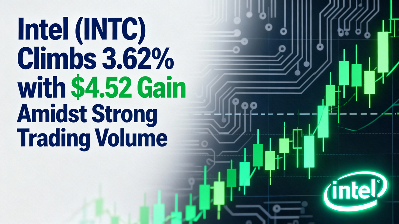 Intel (INTC) Climbs 3.62% with $4.52 Gain Amidst Strong Trading Volume