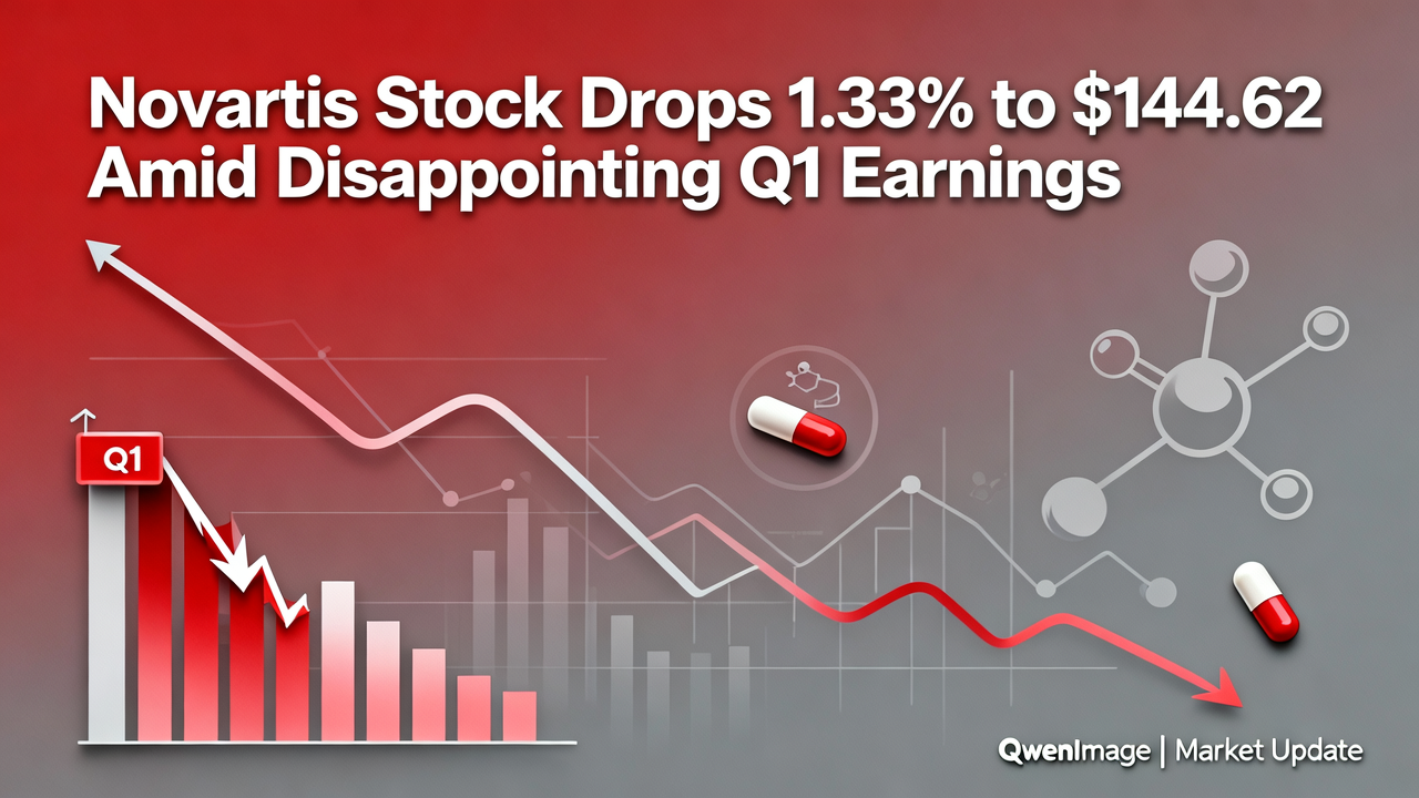 Novartis Stock Drops 1.33% to $144.62 Amid Disappointing Q1 Earnings