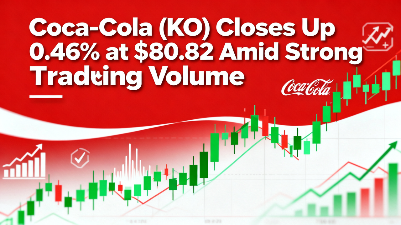 Coca-Cola (KO) Closes Up 0.46% at $80.82 Amid Strong Trading Volume