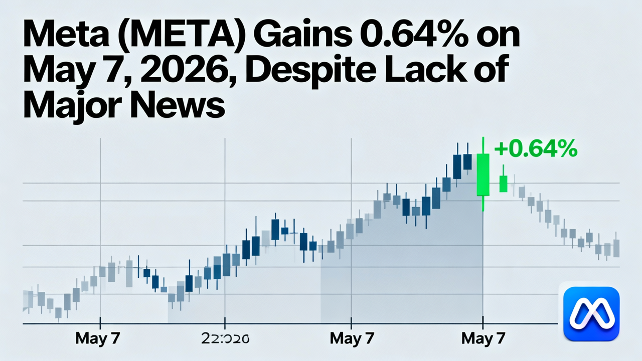 Meta (META) Gains 0.64% on May 7, 2026, Despite Lack of Major News