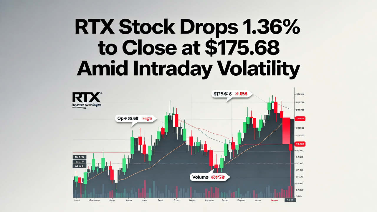 RTX Stock Drops 1.36% to Close at $175.68 Amid Intraday Volatility