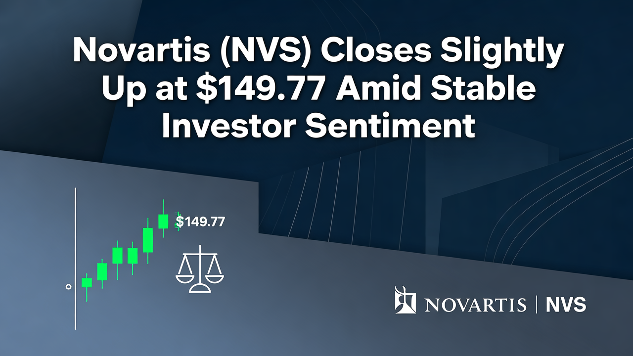 Novartis (NVS) Closes Slightly Up at $149.77 Amid Stable Investor Sentiment