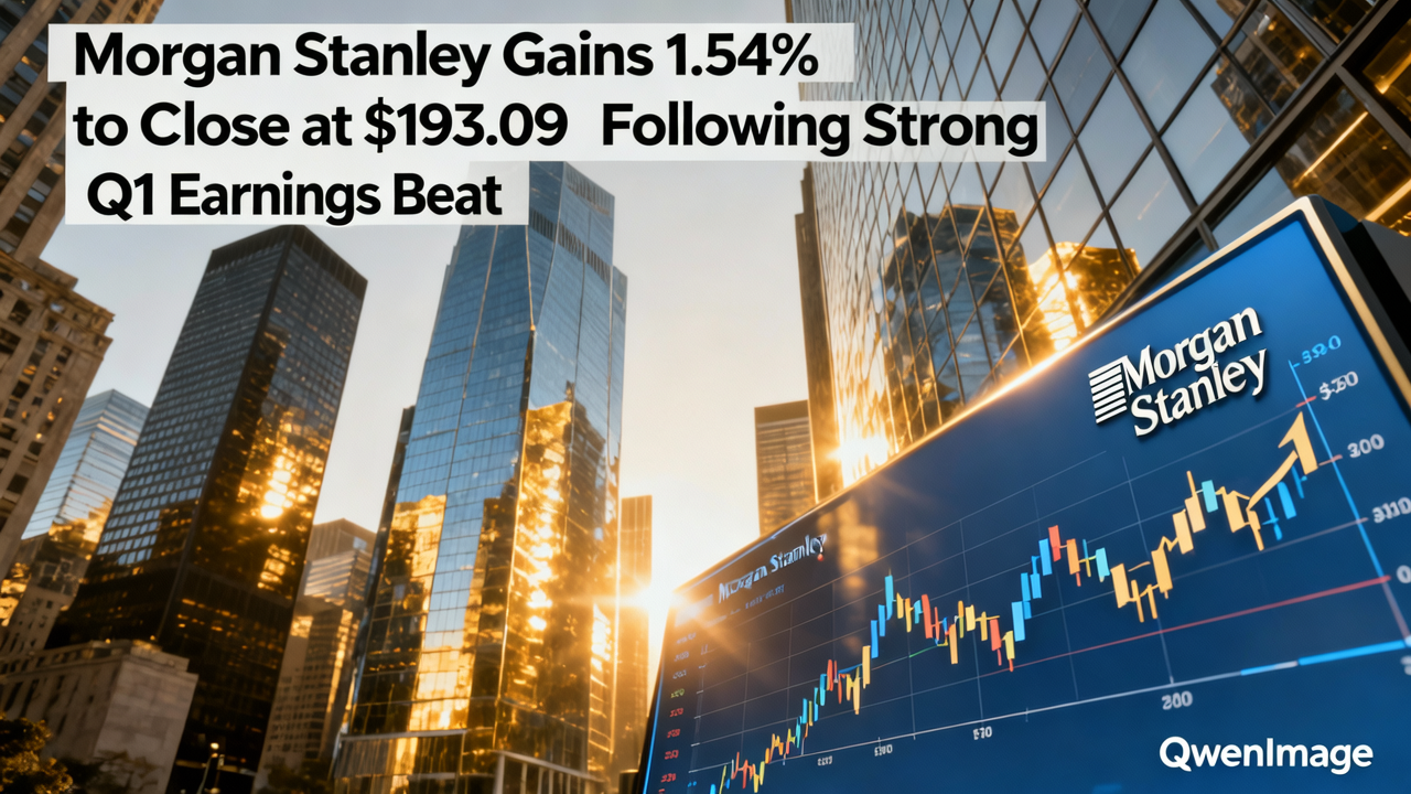 Morgan Stanley Gains 1.54% to Close at $193.09 Following Strong Q1 Earnings Beat