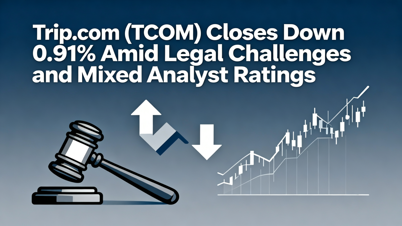 Trip.com (TCOM) Closes Down 0.91% Amid Legal Challenges and Mixed Analyst Ratings