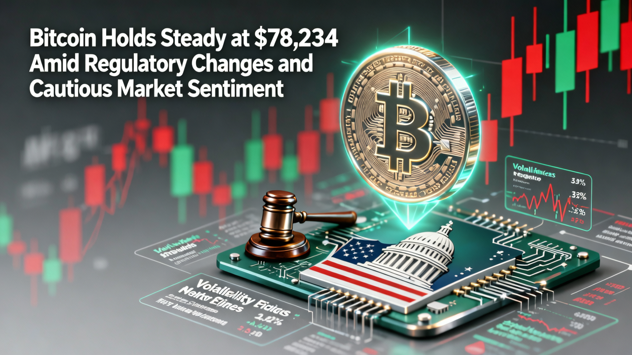 Bitcoin Holds Steady at $78,234 Amid Regulatory Changes and Cautious Market Sentiment