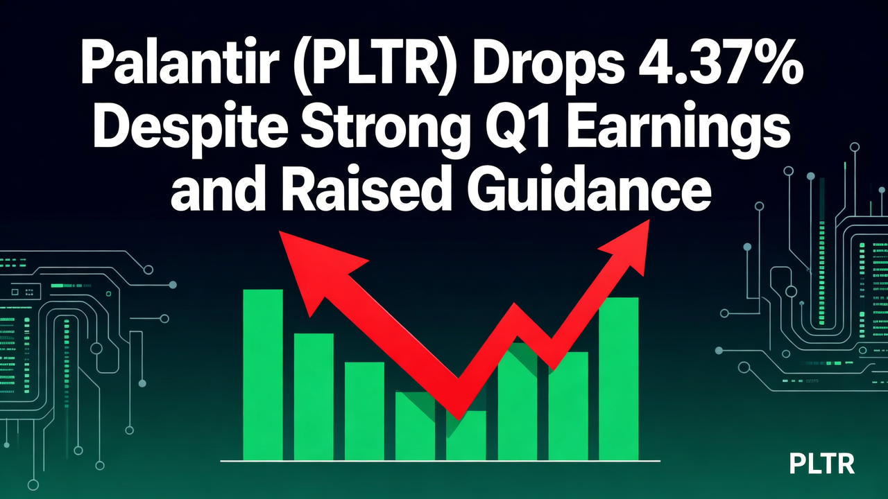 Palantir (PLTR) Drops 4.37% Despite Strong Q1 Earnings and Raised Guidance