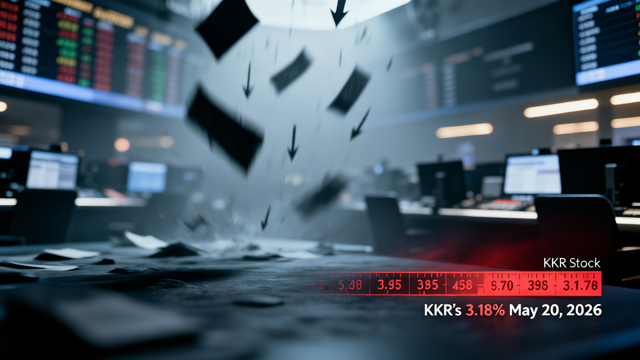 KKR Stock Drops 3.18% Amid Broader Market Decline on May 20, 2026