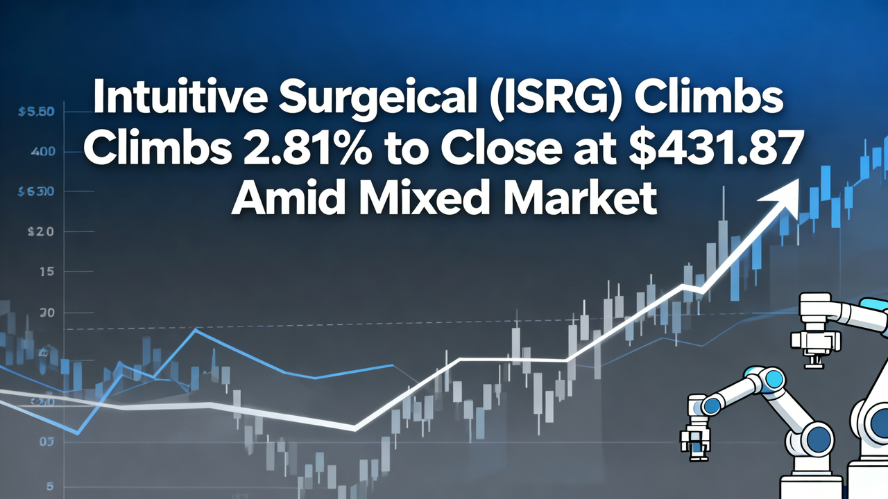 Intuitive Surgical (ISRG) Climbs 2.81% to Close at $431.87 Amid Mixed Market