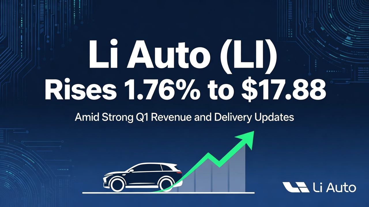 Li Auto (LI) Rises 1.76% to $17.88 Amid Strong Q1 Revenue and Delivery Updates
