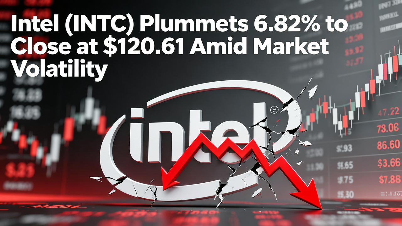 Intel (INTC) Plummets 6.82% to Close at $120.61 Amid Market Volatility