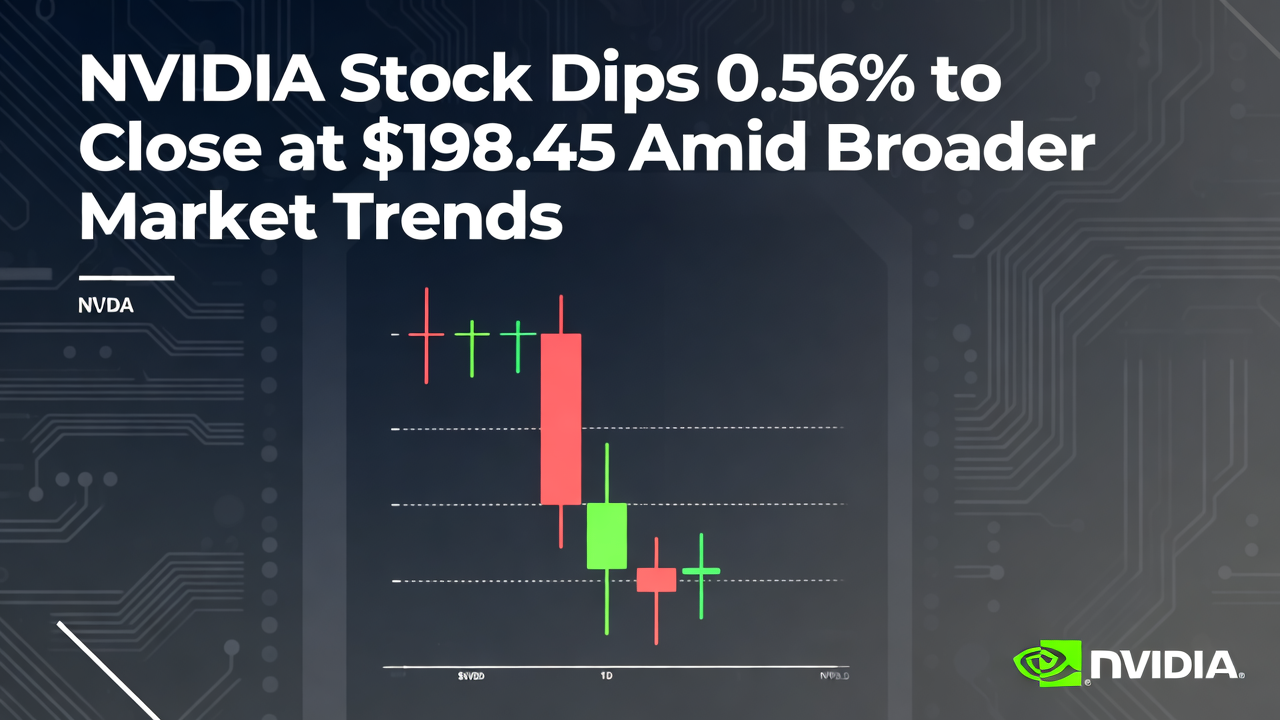 NVIDIA Stock Dips 0.56% to Close at $198.45 Amid Broader Market Trends